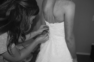 Alle knoopjes vastmaken